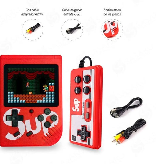 Consola Sub Portatil Tv 400juegos Retr